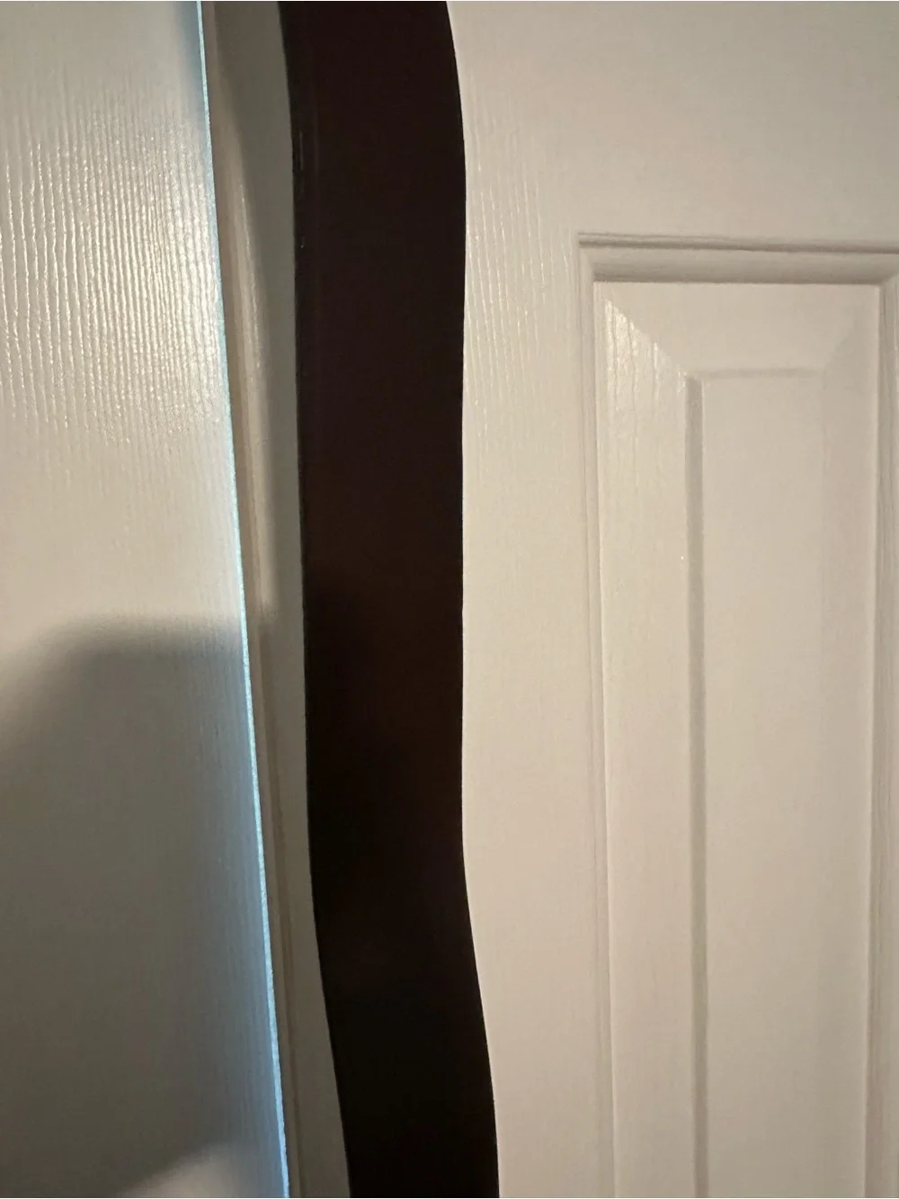 Fossil Dark Brown Leather Dress Belt
